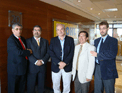 Imagen que muestra la entrega de la certificación de prevención OHSAS 18001:2007 por AENOR a OHL en Chile