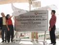 Imagen que muestra la inaguración del Viaducto Elevado Bicentenario que contó con la presencia, entre otros, el presidente del Grupo OHL en México