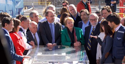 17.09.07 Presidenta De Chile En La Obras De Curico