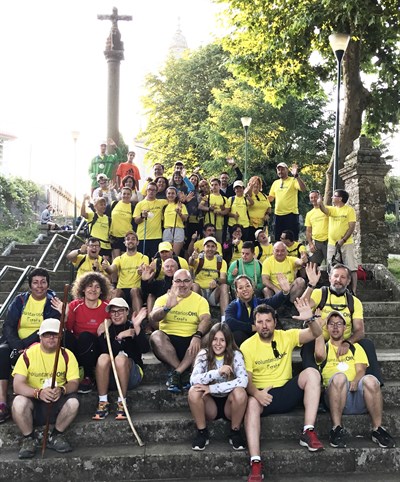 18.07.12 Voluntarios OHL Camino De Santiago Down (1)