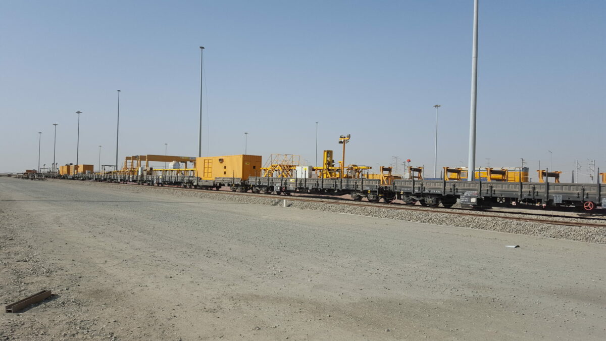 Tren de soldadura de Carril